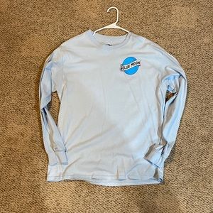 Mens Blue Moon Long sleeve T shirt
